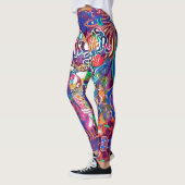 Hippie Van Dreams Hope Peace Love Tie Dye Leggings (Links)