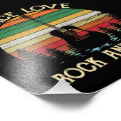  Hippie Van Flower Bus Peace Love Foto Afdruk (Hoek)