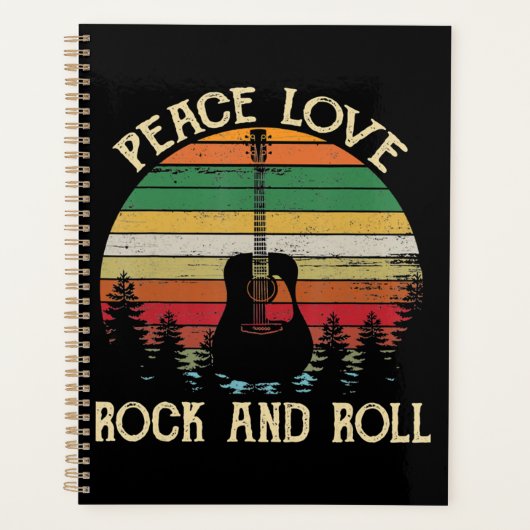 Hippie Van Flower Bus Peace Love Planner (Voorkant)