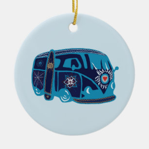 Hippie Van Ornament