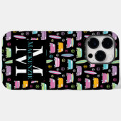 Hippie Van Peace Sign Trippy Monogram Case-Mate iPhone Case (Achterkant (horizontaal))