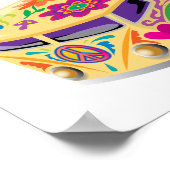 hippie van retro hoe ik rol poster (Hoek)