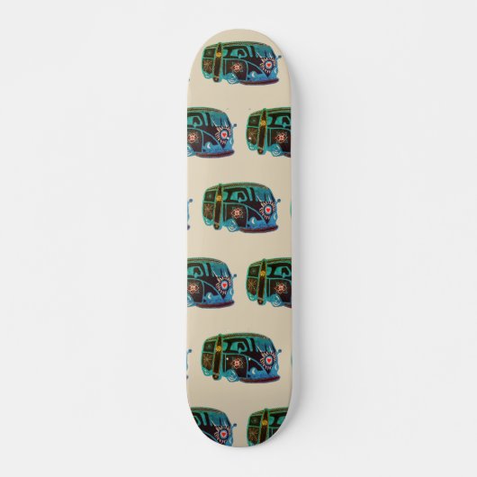 Hippie Van Skateboard (Voorkant)
