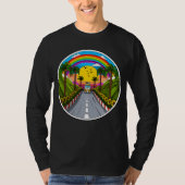 Hippie Van Vacation T-shirt (Voorkant)