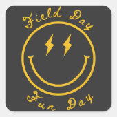 Hippie Velddag Fun Dag voor leraar Kinderen 2023 Vierkante Sticker (Voorkant)