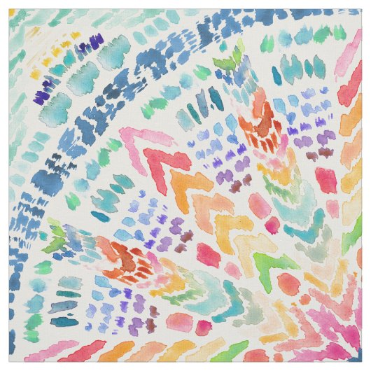 HIPPIE VIBES Rainbow Mandala Stof (Swatch)