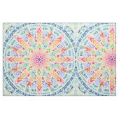 HIPPIE VIBES Rainbow Mandala Stof (Fat Quarter)