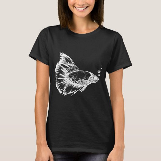 Hippie Visser T-shirt (Voorkant)