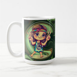 Hippie Vrede Koffiemok