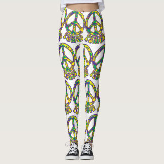 Hippie Vredesteken 60s 70s Leggings