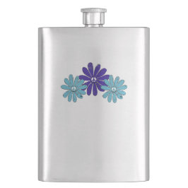 Hippie Vredesteken Bloemkracht Paarse Aqua Flacon