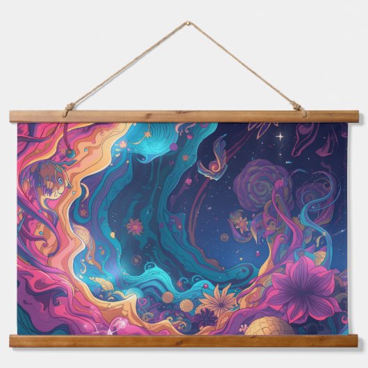 Hippie Wandtapijt Hangend Wandkleed (Voorkant)