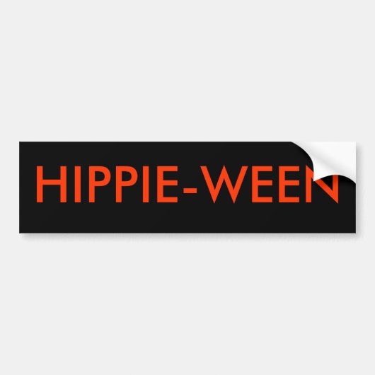 HIPPIE-WEEN BUMPERSTICKER (Voorkant)