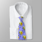 Hippie Yellow Van Nostalgia Mans' Necktie Stropdas (Gebonden)