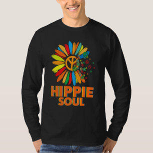 Hippie Ziel Madeliefje Vredes Symbool Bloem Voor M T-shirt