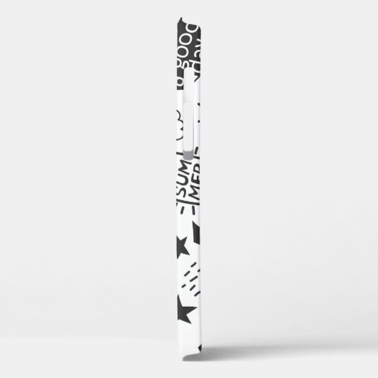 Hippie Zwart & Wit:  stijl Case-Mate iPhone Case (Achterkant / Links)