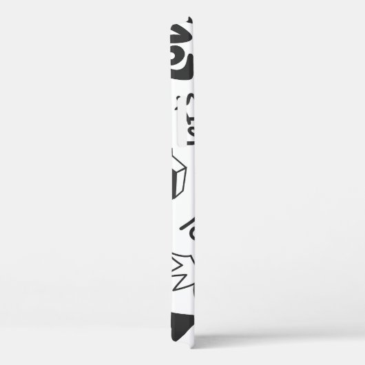 Hippie Zwart & Wit:  stijl Case-Mate iPhone Case (Achterkant / Rechts)