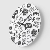 Hippie Zwart & Wit:  stijl Grote Klok (Hoek)