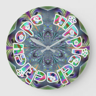 HippieClecticHope APL 20-13 Fractal Grote Klok