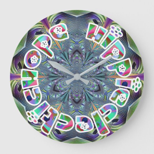 HippieClecticHope APL 20-13 Fractal Grote Klok (Voorkant)