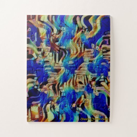 HippieClecticHope op CrFl 18-6 (Kinderen 11 x 14 i Legpuzzel (Verticaal)