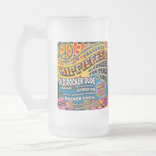 Hippiefest Concert Poster Matglas Bierpul (Links)