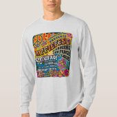 Hippiefest Concert Poster T-shirt (Voorkant)