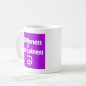 Hippieness is Happiness Mok (Voorkant links)