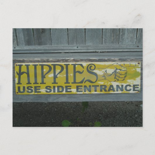 Hippies-Briefkaart Briefkaart (Voorkant)