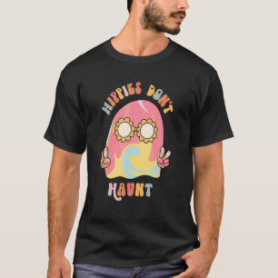 Hippies Haunten Geen Schattige Hippie Geest Hallow T-shirt