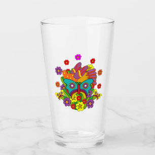 Hippies - Hippy Flower Power - Cute Hippies - 1970 Glas