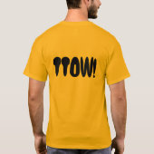 Hippies Rule de wereld T-shirt (Achterkant)