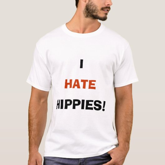 Hippies T-shirt (Voorkant)