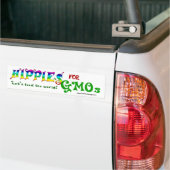 Hippies voor Bumpersticker van GGO's (Op Truck)