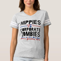 Hippies vs. Corporate Zombies Bernie