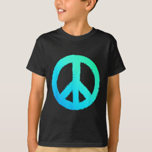 Hippiesymbool Anti-oorlog Logo Vredesteken T-shirt