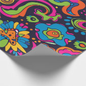 hippiewikkelpapier cadeaupapier (Hoek)