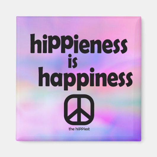 Hippiiness is Geluk Magneet (Voorkant)