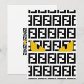 hippisch feestdagenkaart (Voorkant / Achterkant)