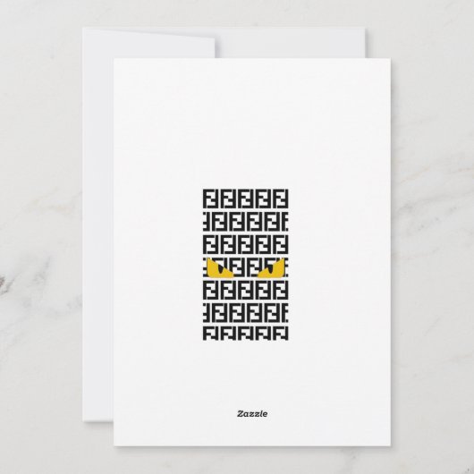 hippisch feestdagenkaart (Achterkant)