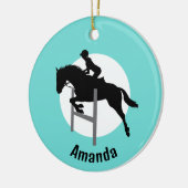 hippisch ontwerp-Ornament Keramisch Ornament (Links)