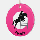 hippisch ontwerp-Ornament Keramisch Ornament (Links)