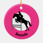hippisch ontwerp-Ornament Keramisch Ornament (Achterkant)