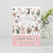 hippische verjaardag kaart (Staand voorkant)