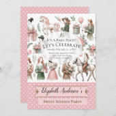 hippische verjaardag kaart (Voorkant / Achterkant)