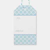 Hippiteit, Hoppity bunny wine Gift Label Cadeaulabel (Achterkant)