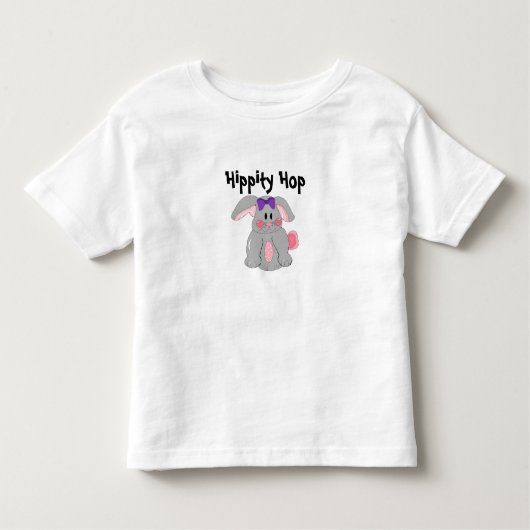 Hippitty Hop Bunny Rabbit Kinder Shirts (Voorkant)
