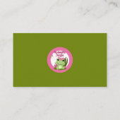 Hippity Frog GIRL Luier Raffle Tickets Informatiekaartje (Achterkant)