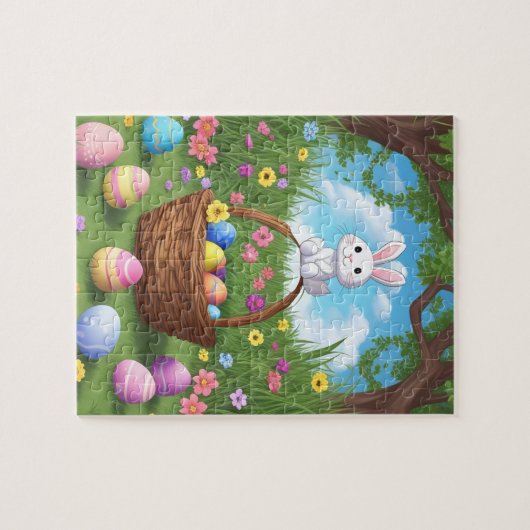 Hippity Hop Bunny Legpuzzel (Horizontaal)