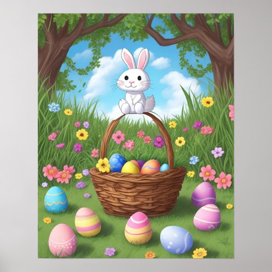 Hippity Hop Bunny Poster (Voorkant)